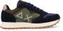 Sun68 Blauwe Sneakers Bicolor Leer Textiel Blue Heren - Thumbnail 1
