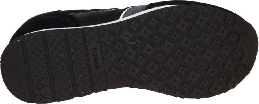 Sun68 Kelly Solid Zwarte Sneakers Black Dames