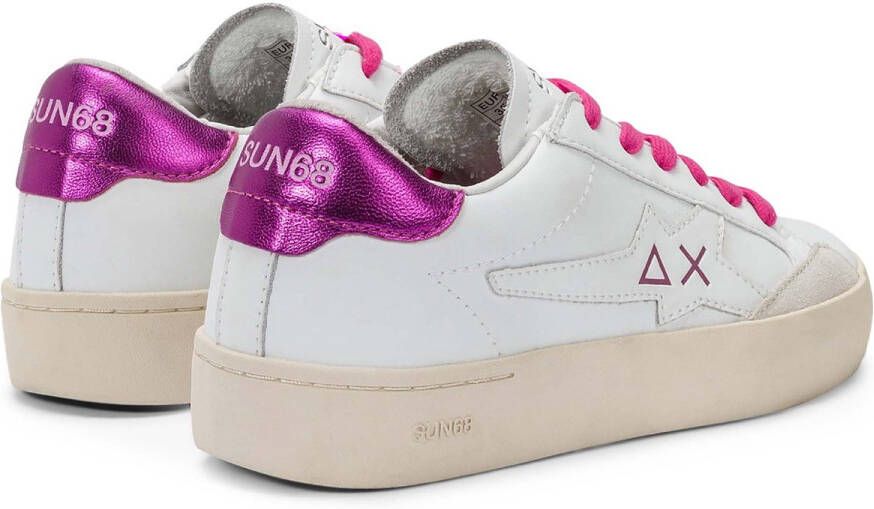 Sun68 Meisjes Katy Leren Sneakers (Tiener) Streetwear Kind