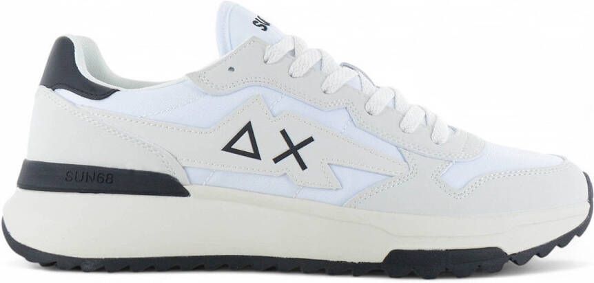 Sun68 Niki 2.0 Heren Sneakers Schoenen Wit Z35120