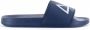 Sun68 Slippers LOGO Heren Sandalen Muiltjes Slippers Badsandalen Blauw X35102 - Thumbnail 1