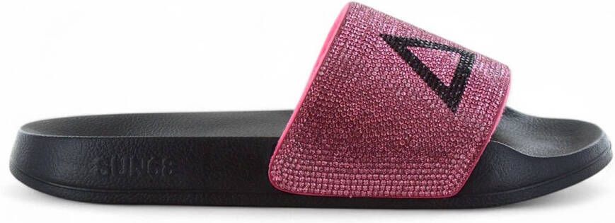 Sun68 Slippers LOGO STRASS Dames Sandalen Muiltjes Slippers Badsandalen X35205