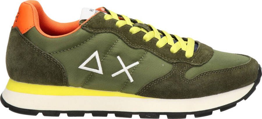 Sun68 Stijlvolle Army Groene Sneakers voor Heren Green Heren - Foto 3