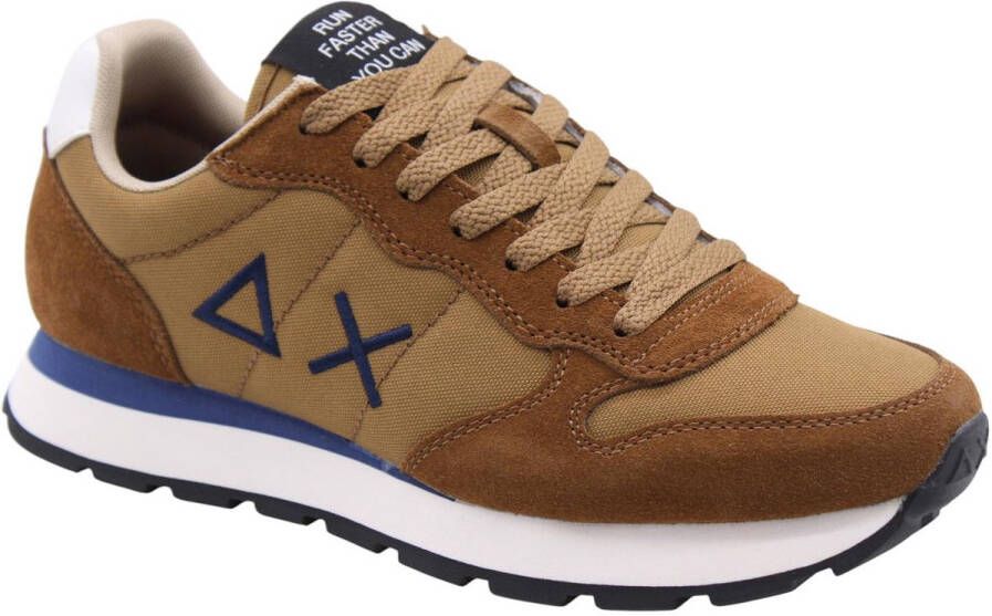 Sun68 Casual Sneaker Tom Solid Bruin Vos Mannen