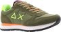 Sun68 Fluo Groene Militaire Sneaker Tom Solid Green Heren - Thumbnail 1