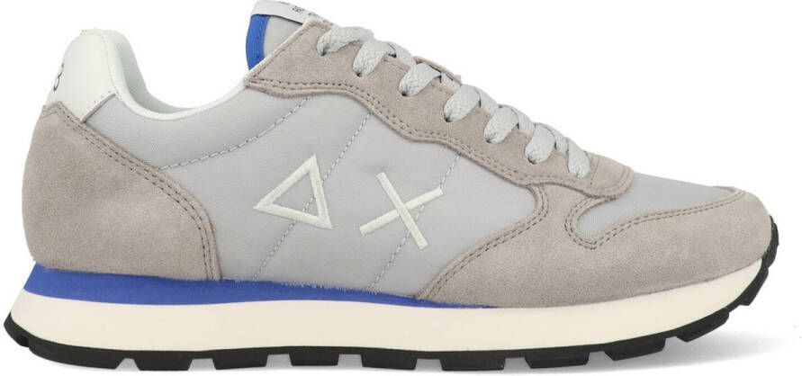 Sun68 Lage Sneakers van Technische Stof Gray Heren