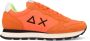Sun68 Sneaker Tom Fluo Solid Arancio Oranje Heren Basket - Thumbnail 1