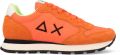 Sun68 Sneaker Tom Fluo Solid Arancio Oranje Heren Sneakers - Oranje