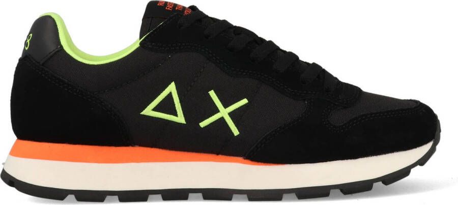 Sun68 Zwarte Sneakers van Technische Stof Black Heren