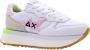 Sun68 Witte verhoogde sneakers met Big Stargirl-logo Multicolor Dames - Thumbnail 1