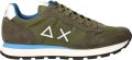 Sun68 Sneakers Tom Solid Militare Heren Basket - Groen