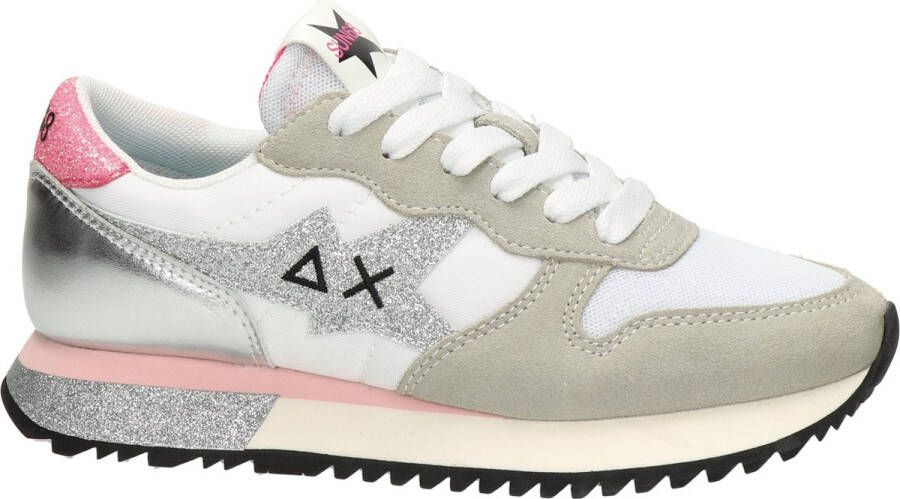 Sun68 Stargirl Glitter Lage sneakers Dames Wit - Foto 6