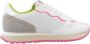 Sun68 Sportieve Sneaker in Wit Leer en Nylon White Dames - Thumbnail 1