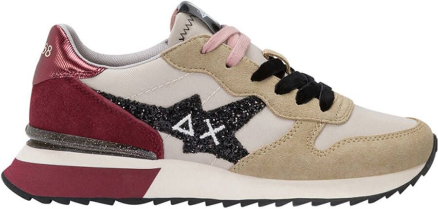 Sun68 Glitter Logo Sneakers voor vrouwen