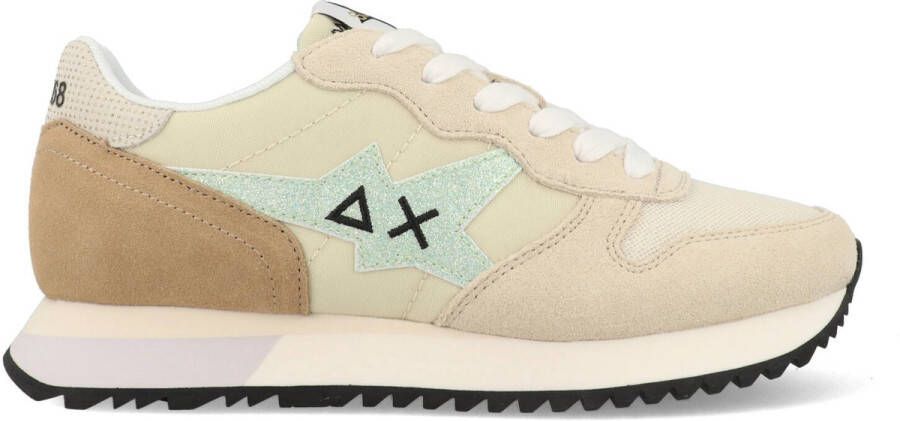 Sun68 Stargirl Glitter-Logo Sneakers Streetwear Vrouwen