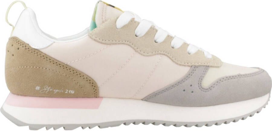 Sun68 Cream Stargirl Sneakers Lente Zomer 2024 Multicolor Dames