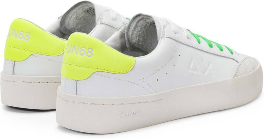 Sun68 Straat Leren Sneaker Streetwear Volwassen