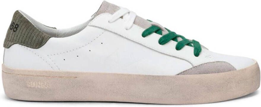 Sun68 Street Leather Schoenen Wit Man
