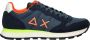 Sun68 Sun 68 Tom Fluo heren sneaker Donkerblauw - Thumbnail 1