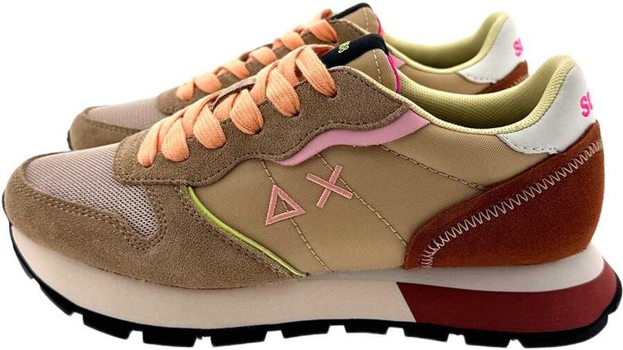 Sun68 Ally Color Explosion sneaker beige combi