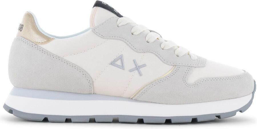 Sun68 Ally Silver Gold Dames Sneaker Schoenen Bianco-Panna Z46202