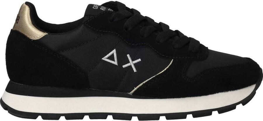 Sun68 Ally Silver Gold Sneakers Dames Zwart