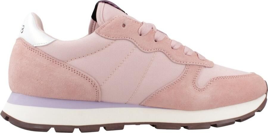Sun68 Roze Sneakers Ally Solid Model Pink Dames