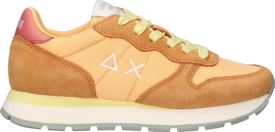 Sun68 Ally Solid Nylon Sneakers voor dames Orange