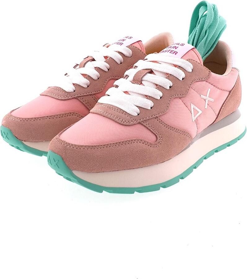 Sun68 Sun 68 Ally Solid Nylon dames sneaker Roze - Foto 2