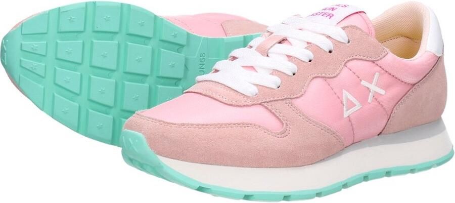 Sun68 Sun 68 Ally Solid Nylon dames sneaker Roze - Foto 12