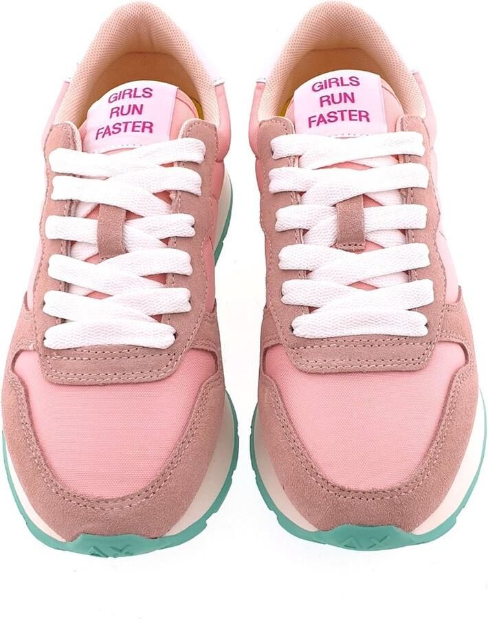 Sun68 Sun 68 Ally Solid Nylon dames sneaker Roze - Foto 4