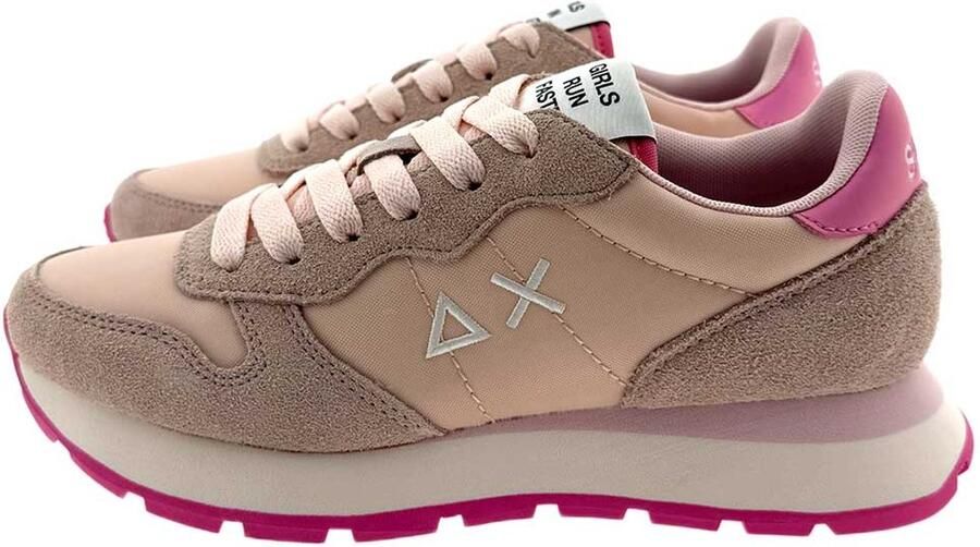 SUN68 Sun 68 Ally Solid Nylon Sneakers Dames Roze - Foto 2