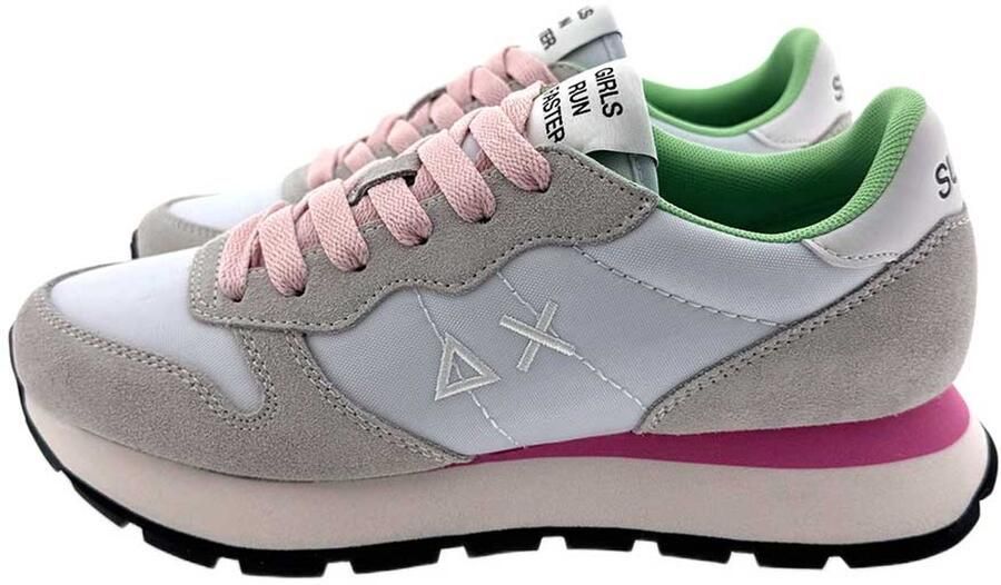 Sun68 Ally Solid sneaker wit combi