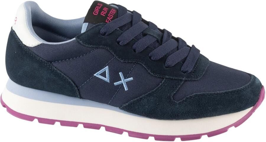 Sun68 Ally Solid Vrouwen Marineblauw Sneakers