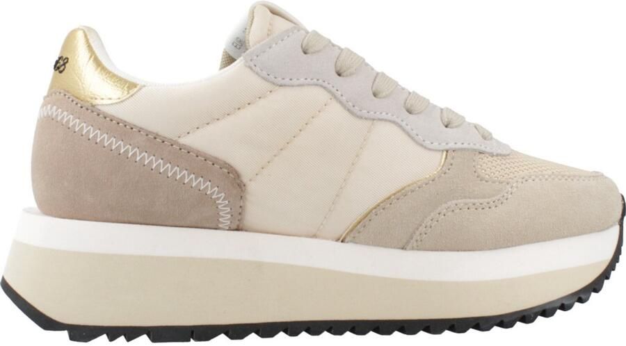 Sun68 Beige Damessneakers Big Ally Solid Beige Dames