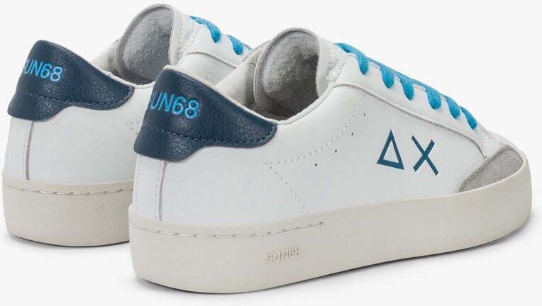 Sun68 Boy's Street Leather (Teen) Sneaker Fashion Wear Kinderen