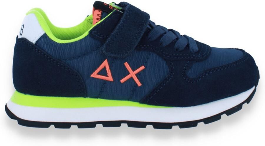 Sun68 Tom Fluo Sneakers Donkerblauw - Foto 4
