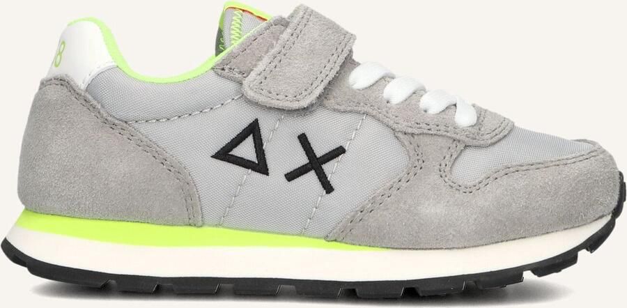 Sun68 Boys Tom Fluo Sneakers Jongens Grijs