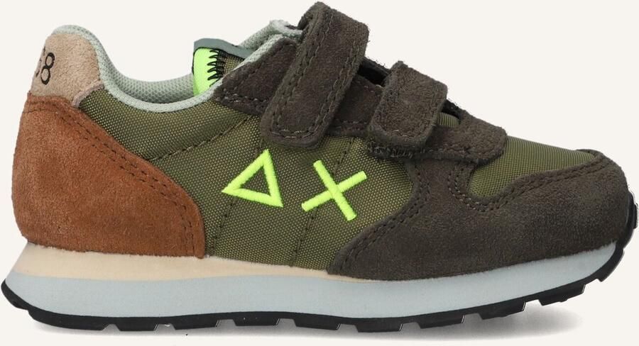 Sun68 Boys Tom Multicolor Sneakers Jongens Groen