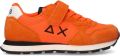 Sun68 Boys Tom Solid Sneakers Jongens Oranje - Oranje