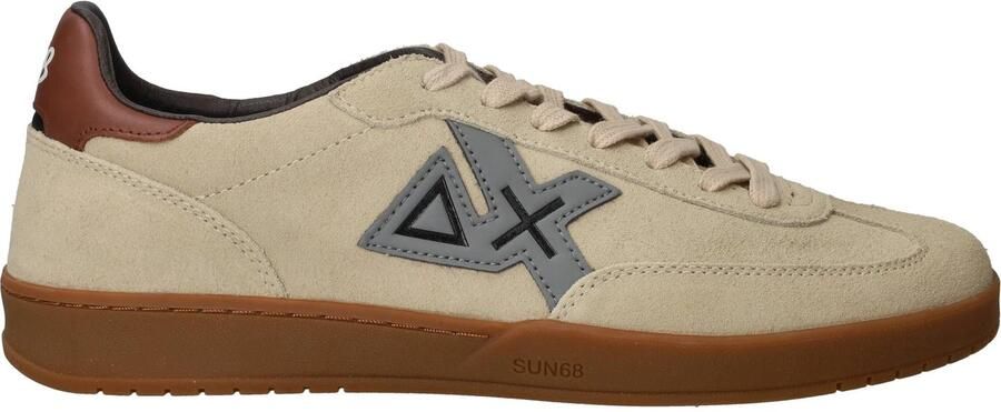 Sun68 California Sun Suede Sneakers Heren Beige