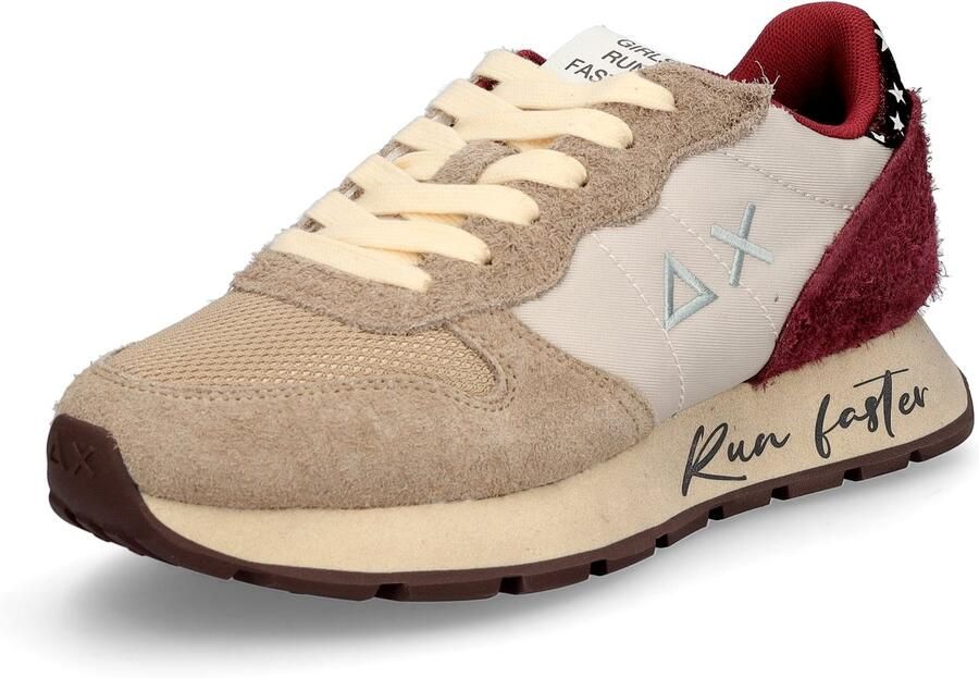 Sun68 Vintage Casual Sneaker Beige Dames
