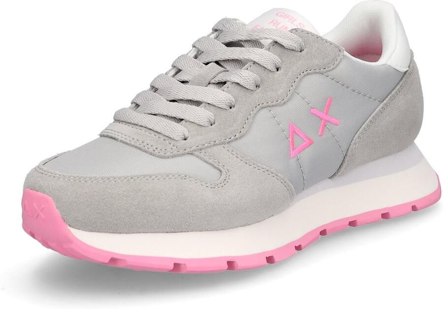 Sun68 Damessneaker Ally Solid Nylon grijs