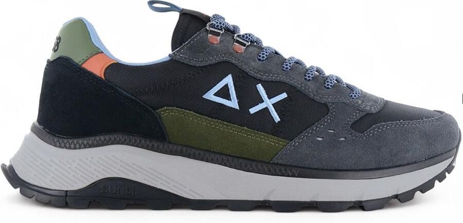 Sun68 Fire & Camping Heren Sneakers Schoenen Zwart Z45130