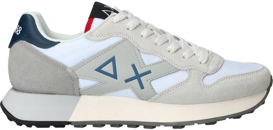 Sun68 Lage Sneakers Z36115 JAKI 2.0 SOLID-536 01 BIANCO