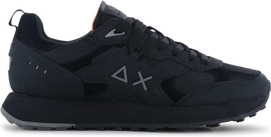 Sun68 Jaki 2.0 Nubuck Heren Sneakers Schoenen Zwart Z46127