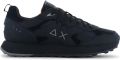 Sun68 Jaki 2.0 Nubuck Heren Sneakers Schoenen Zwart Z46127 - Zwart