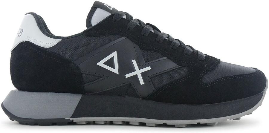 Sun68 Jaki 2.0 Solid Heren Sneakers Schoenen Zwart Z36115