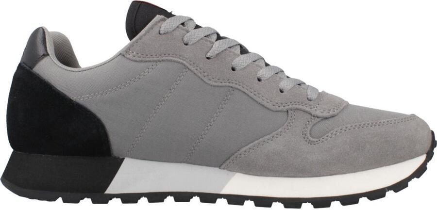 Sun68 Comfortabele Eco-Leren Sneaker met Suède Details