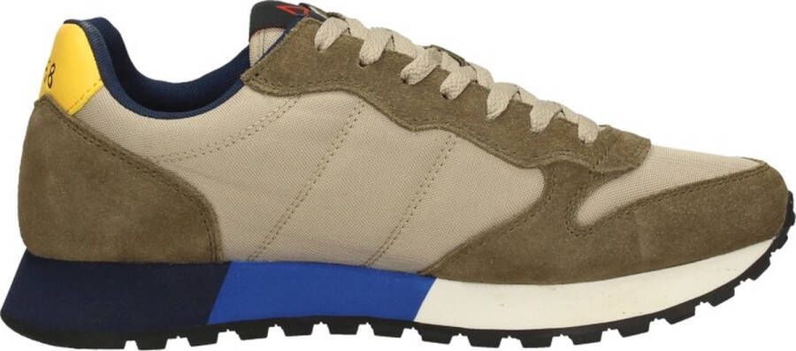 Sun68 Solid Sneaker met Extra Oranje Veters Multicolor Heren - Foto 4